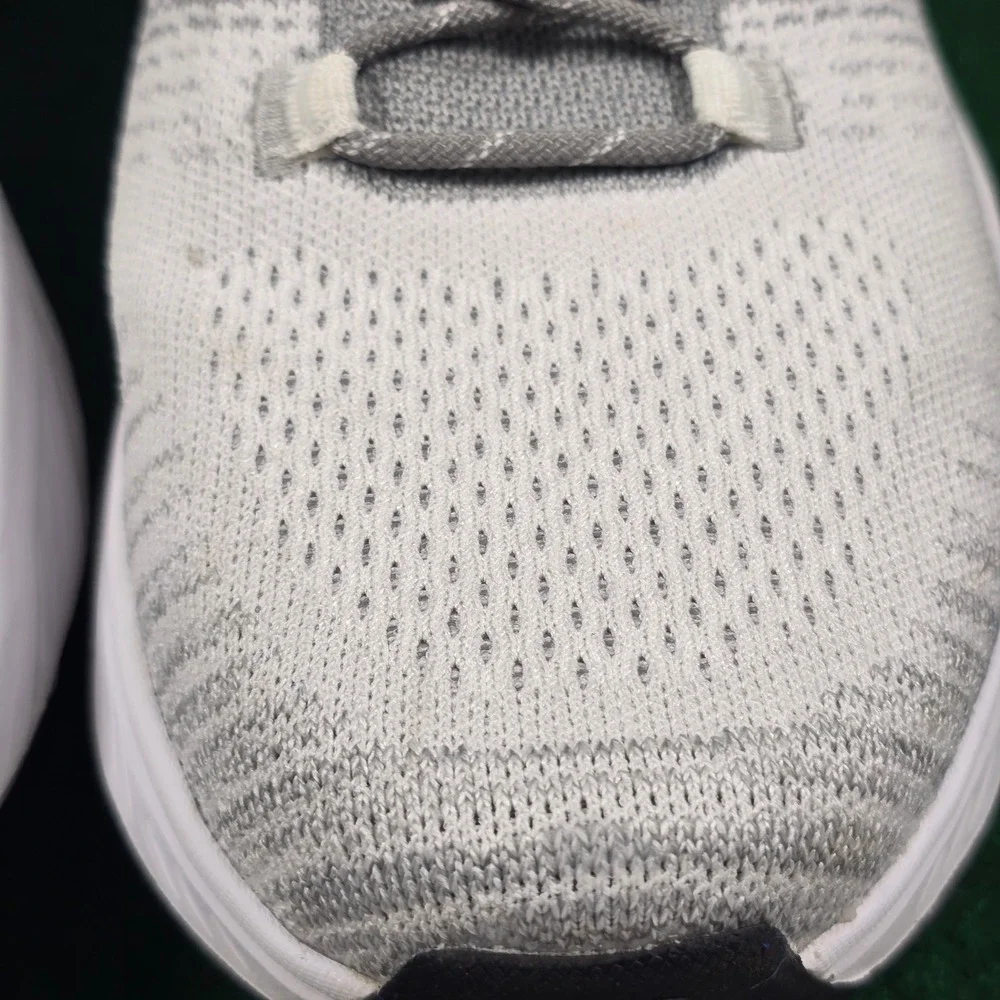 Skechers Edgeride Slip-ins Running Shoes Mens 11 White/Gray 232932 WGY Clean! - Picture 9 of 11